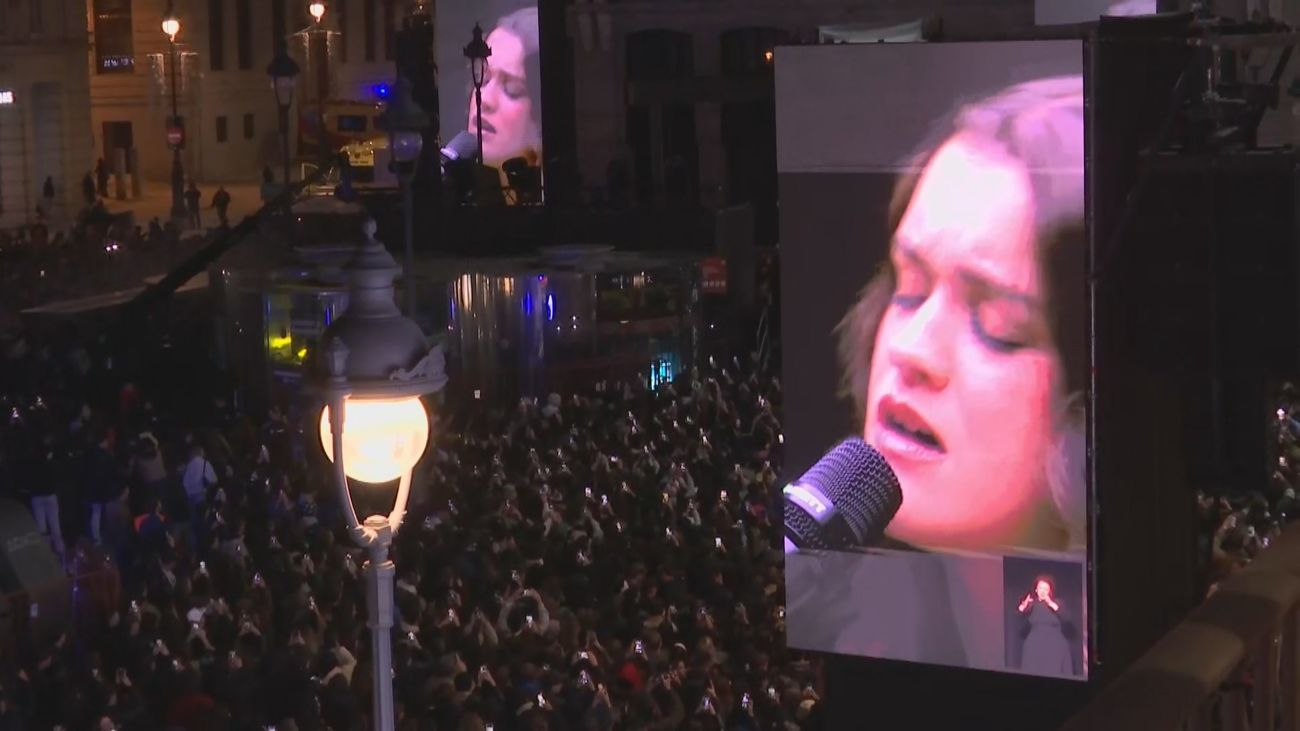 Amaia, Dallafuente, Israel Fernández et Yerai Cortés enflamment la Puerta du Sol