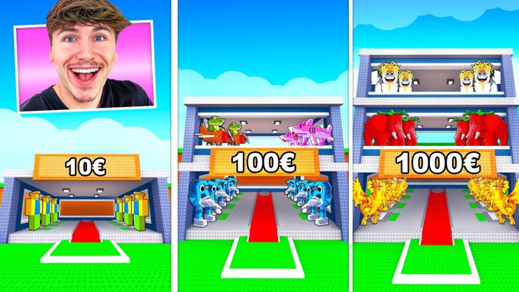 Défi Extrême : Comparaison des Comptes Brainrots à 10€, 100€ et 1000€ ! Quelle Valeur ?