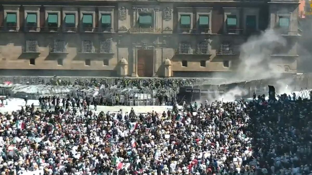 La Marche de la Génération Z se termine par des affrontements à Mexico !