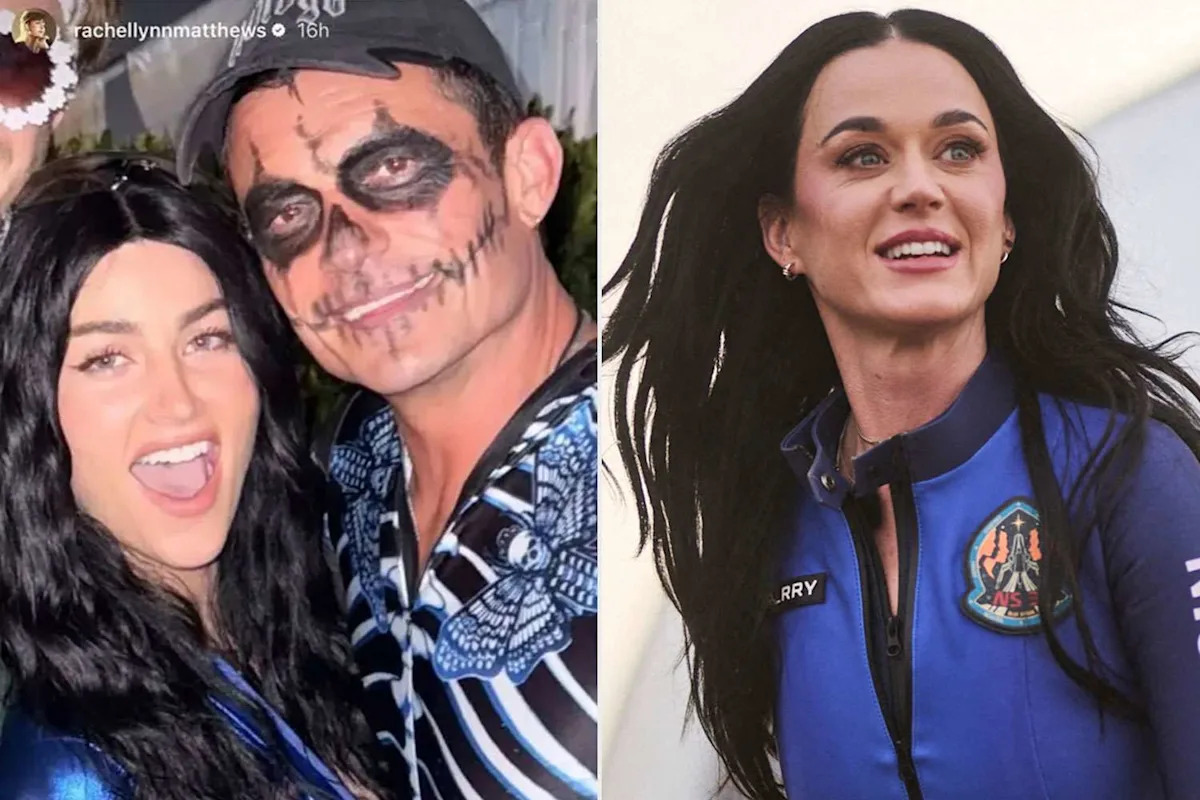 Orlando Bloom se met dans la peau de son ex, Katy Perry, aux côtés de l’actrice Rachel Lynn Matthews pour Halloween !