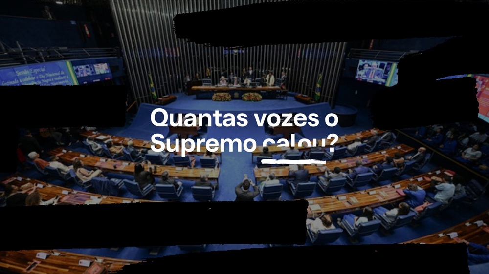 Plus d'un tiers du Sénat s'interroge : combien de voix le STF a-t-il étouffées ?