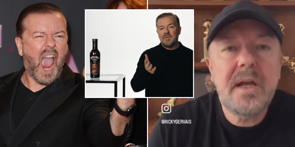 Ricky Gervais réagit brillamment aux gauchistes “offensés” par la censure des panneaux bannis