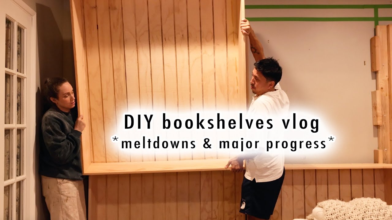 Transformation Épique : Construire des Étagères DIY entre Coup de Stress et Progrès Spectaculaires ! | MaCenna Lee