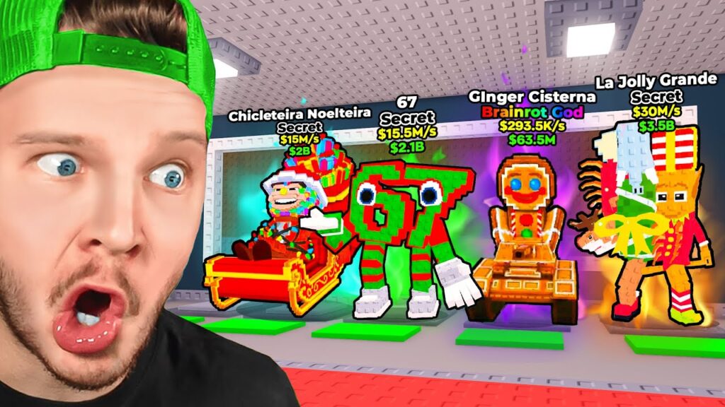 Découvrez les 15 INCROYABLES Brainrots de Noël que j'ai DÉROBÉS ! 🎄✨