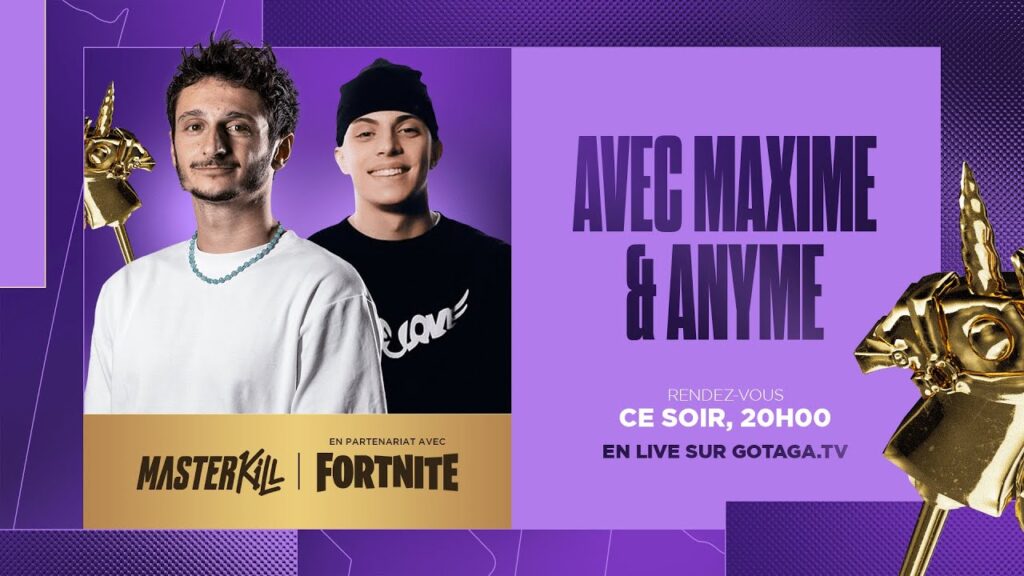Épique MASTERKILL FORTNITE : Anyme, Maxime Biaggi & Doigby en action !