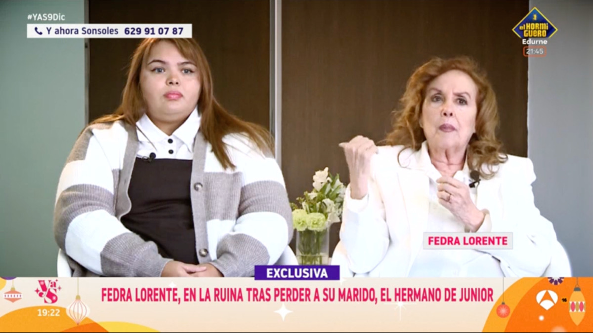 Fedra Lorente et sa fille