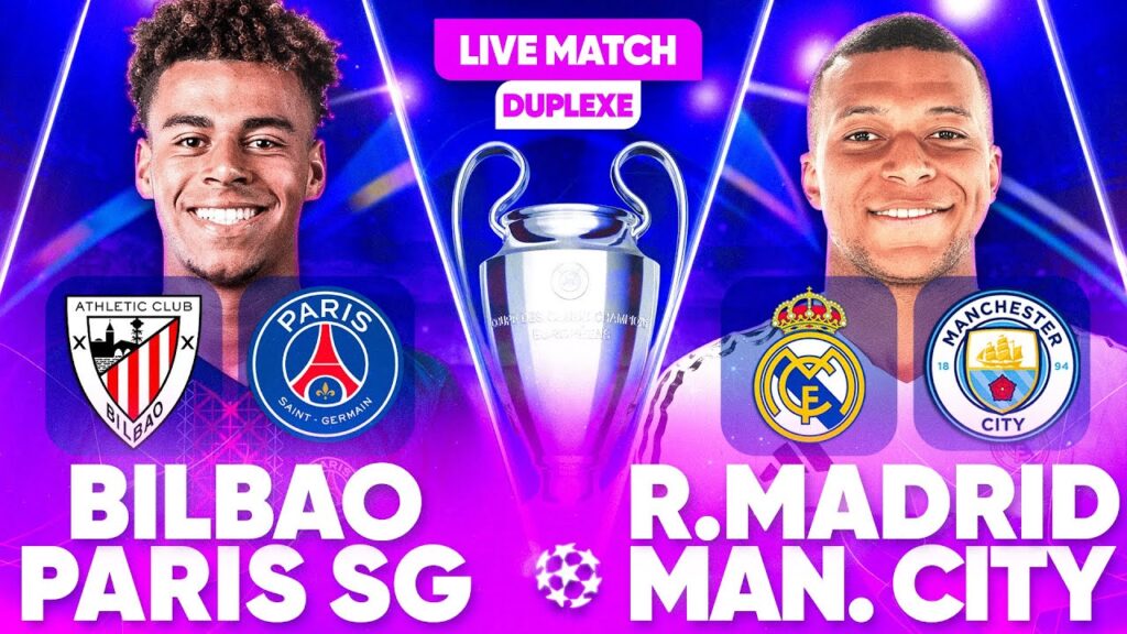 🔥⚽️ LIVE: BILBAO vs PSG & REAL MADRID vs MAN CITY - La Nuit des Titans en LDC ! Allez Paris ! 🔥🔵🔴