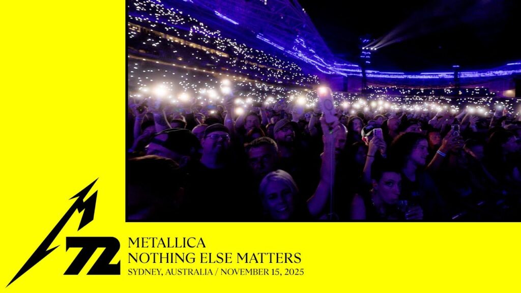 Metallica en Concert à Sydney : Une Nuit Magique avec 'Nothing Else Matters' ! (15 Nov. 2025)