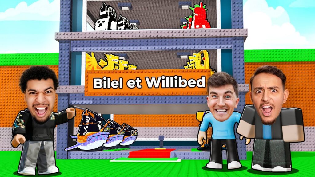 Plongée Épique : Je Rejoins BILEL et WILLIBED dans Steal a Brainrot !
