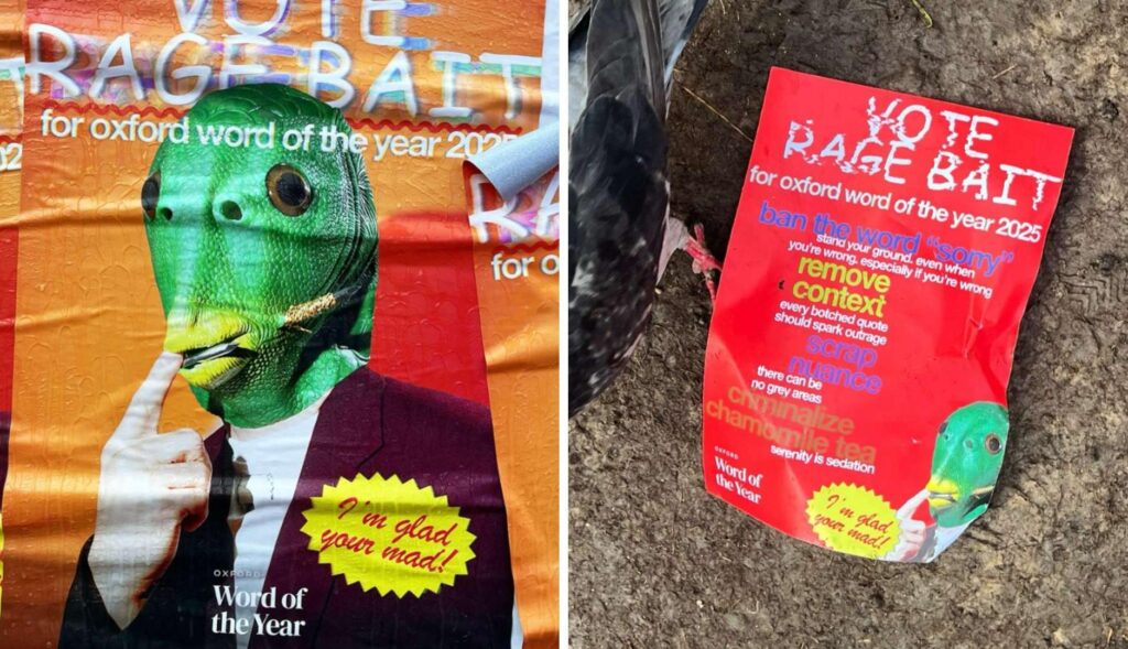 Raig bait : Le Mot de l'Année selon le Dictionnaire Oxford !