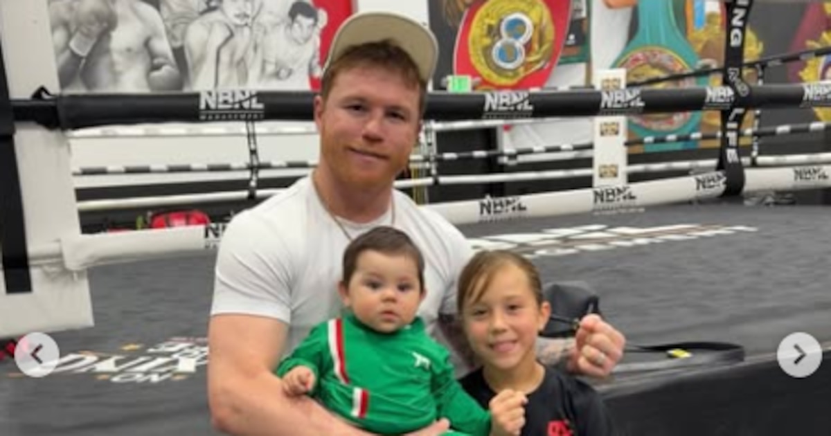 Canelo Álvarez révèle son bébé avec des photos adorables sur les réseaux sociaux !