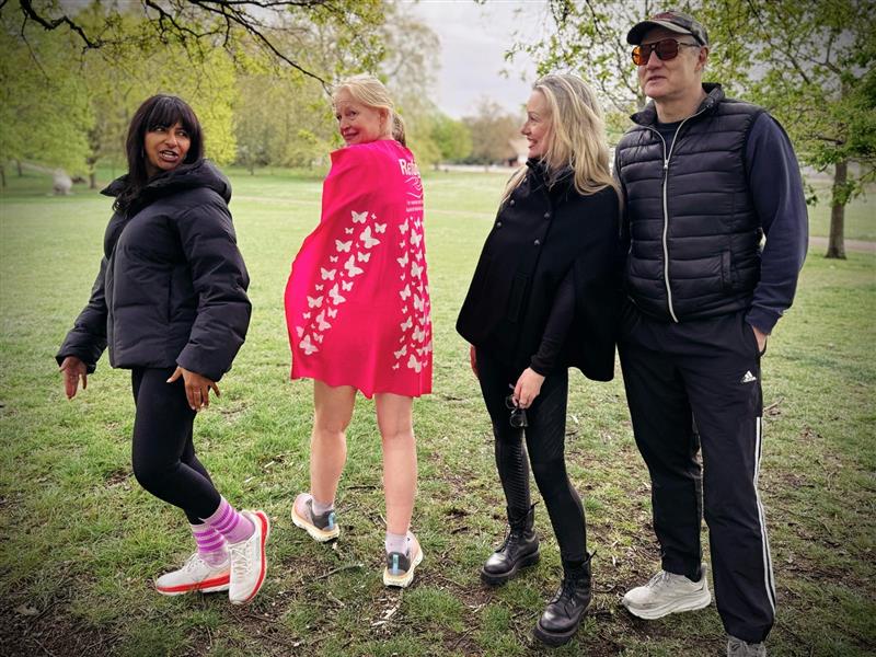 Nouveau film percutant de Refuge Chair avec des célébrités pour le marathon de Londres en hommage aux femmes victimes de 2025