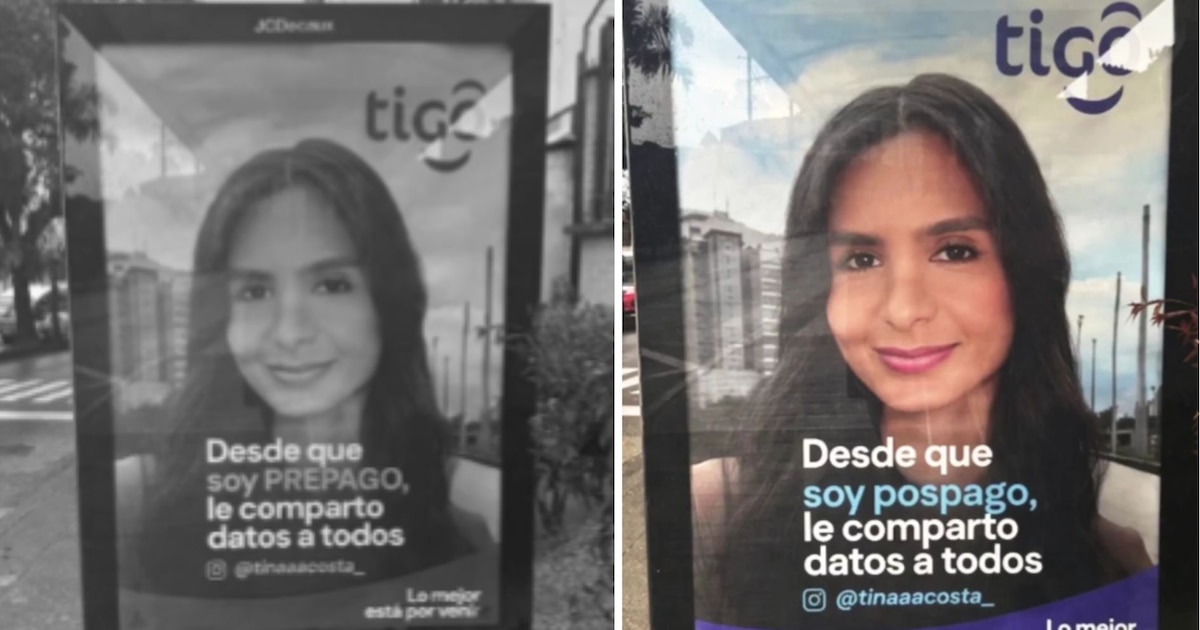 Tigo évoque un visuel controversé avec le visage d’une magnifique femme qui a fait le buzz : “Depuis que je suis prepaid…”