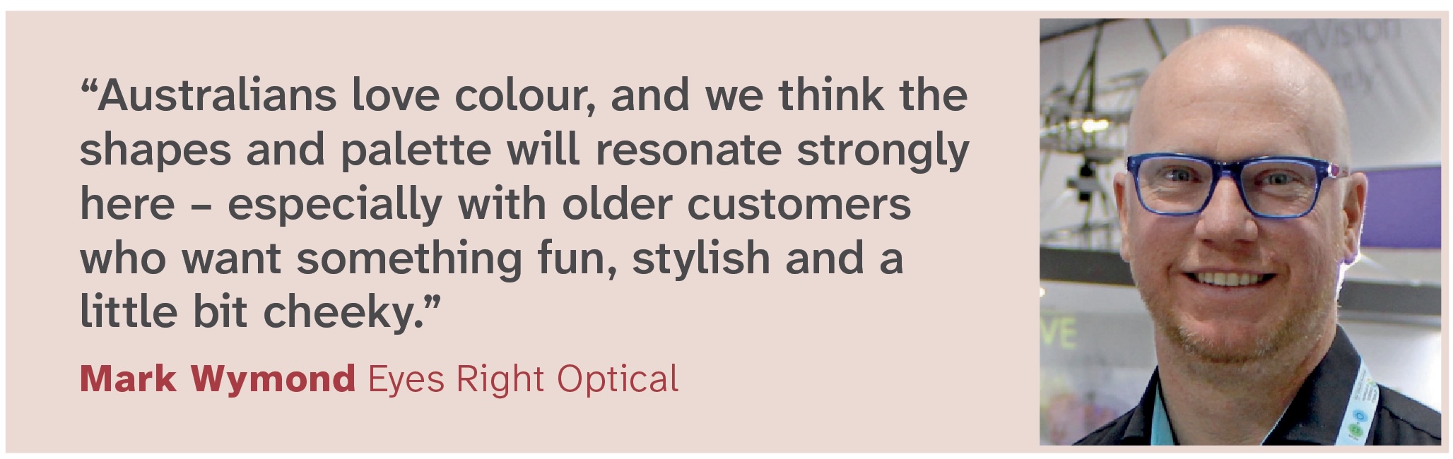 Un éclat de couleur : la célébrité avec Eyes Right Optical