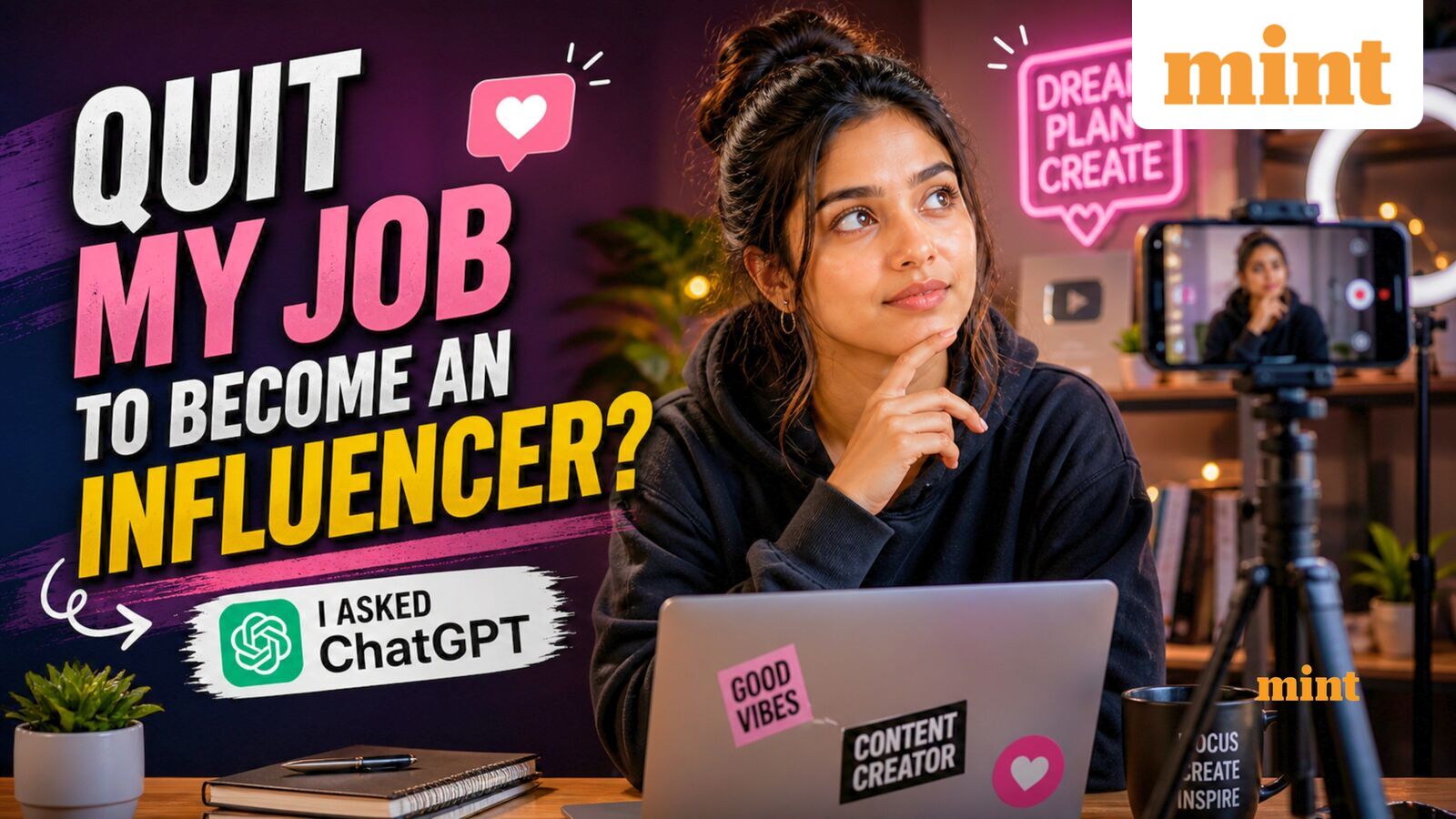 Devrais-je quitter mon emploi pour devenir influenceur Instagram ? Voici ce que l’IA en pense !