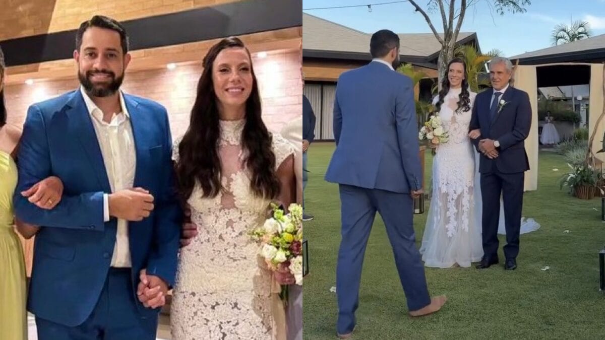 Mariage éclatant de la star du volley brésilien, Macris Carneiro !